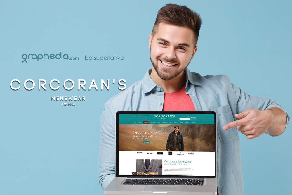 Corcorans Menswear Website Design