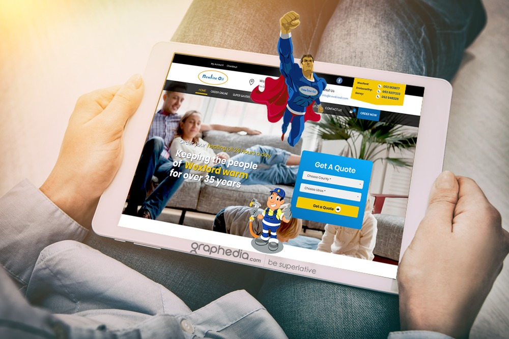 Ecommerce Website Design for Newline Oil Wexford