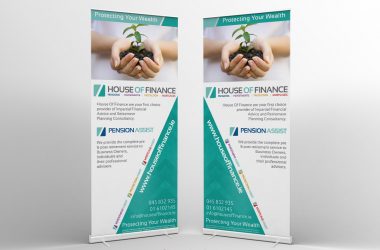 House of Finance Display Stands