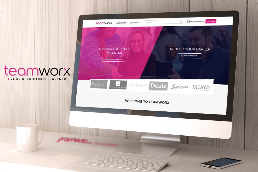 Teamworx Recruitment Website Design ireland